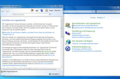 Windows 7 Jugendschutz