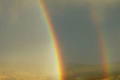 doppelter Regenbogen