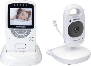 Audioline Video Babyphone mit Nachtlicht und Gegensprechfunktion (Foto: amazon)