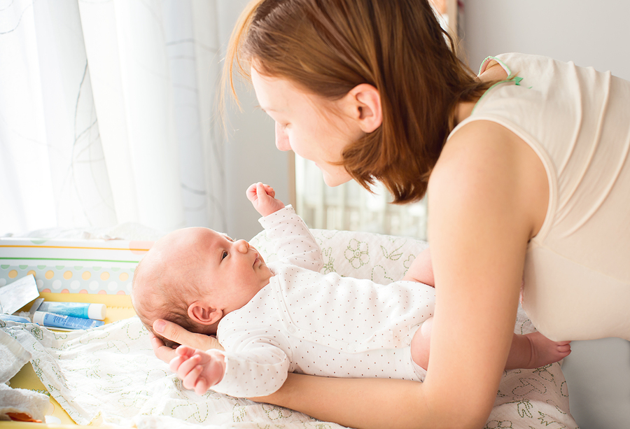 Wickeltisch für das Baby